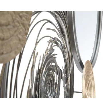 Panel żelazny z lustrem etnicznym 90x9,5x101,5 cm